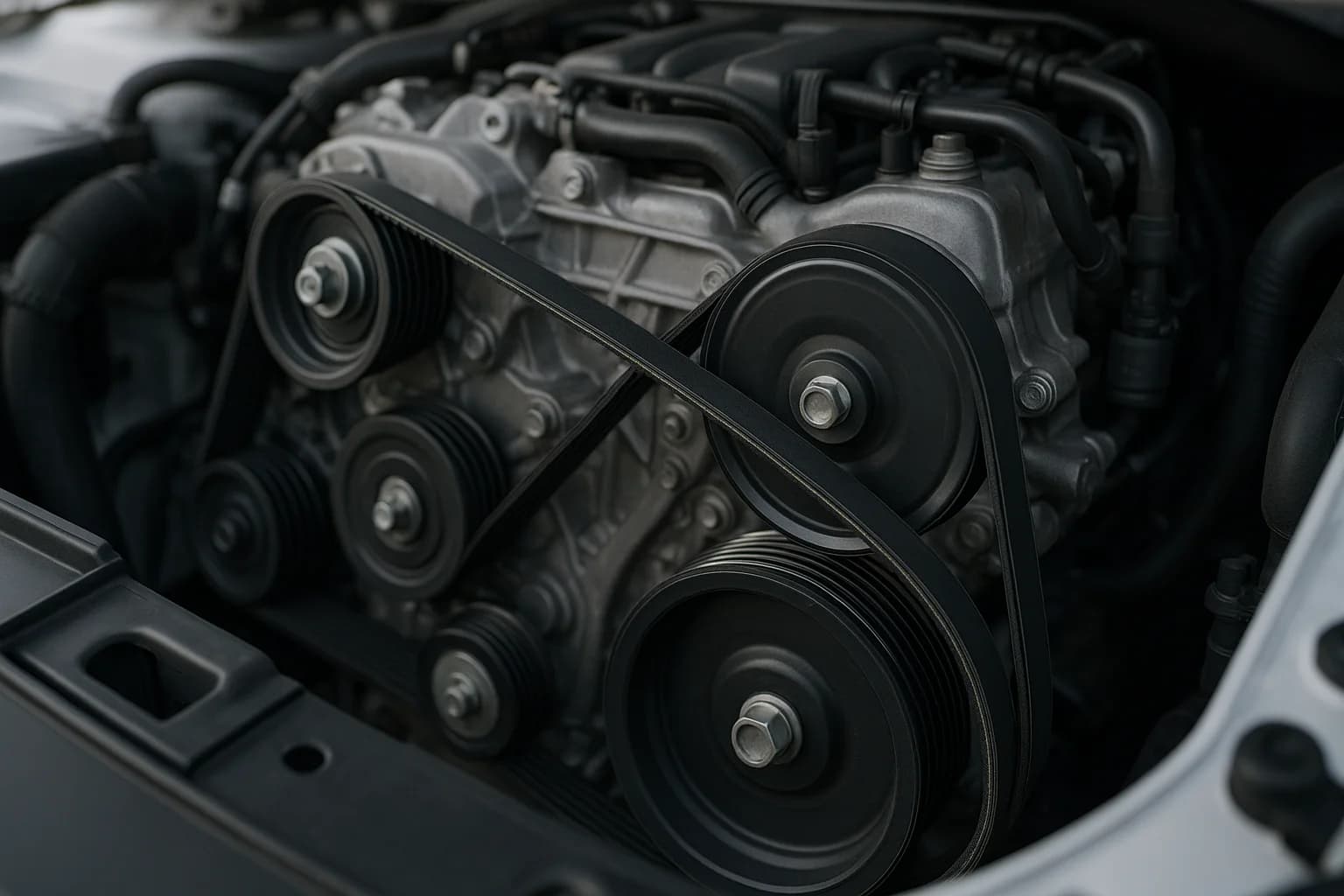 Motor yardımcı sistem kayışı ve kasnaklar